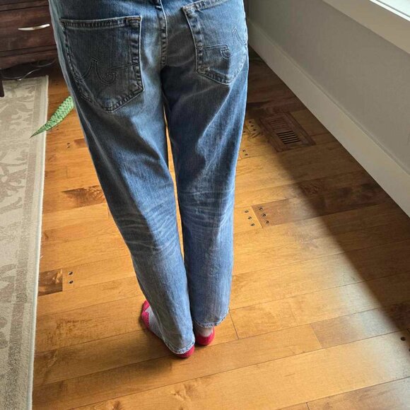 AG jeans, ex-boyfriend slim distressed jeans. - Picture 8 of 8